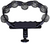 Black Plastic Mountable Tambourine with Steel Jingles [HL:755534]