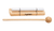 Single Chrome Energy Chime on Siam Oak Bar [HL:755651]