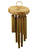18 Gold Plated Chimes on Siam Oak Bar [HL:755655]