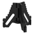 Pyramid Drum Stand, 9 Diameter Base, 5.5 Height, Matte Black [HL:3700527]