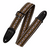 '60s Hootenanny Jacquard Weave Guitar Strap - Brown, Black & Yellow [HL:3719556]