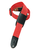 Polypropylene Guitar/Ukulele Strap - Red/Black Ribbon [HL:3719558]