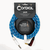 Premium Instrument White/Blue Sky Textile Cable with Neutrik Silent Plug [HL:3719703]