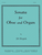 Sonata For Oboe And Organ [HL:8770201]