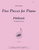 Five Pieces for Piano [HL:8770534]