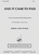 And It Came To Pass - Bass Solo-satb-pno [HL:8771983]