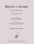 Poems About Music/basne O Hudbe - Baritone Solo, Vln, Vc [HL:8772300]