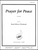 Prayer For Peace - Voc-pno [HL:8772326]