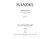 Concerto grosso in B-flat major op. 6/7 HWV 325 [Bar:BA4215-68]