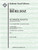 Summer Nights, Op. 7 (Les nuits d'ete): 5. Au Cimitiere: Clair de lune (transposed in Bb) [Alf:36-A838401]