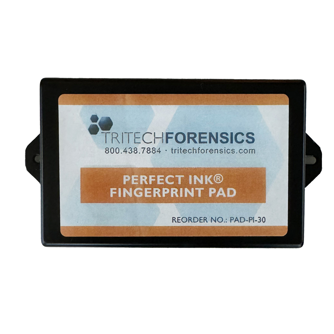 Fingerprint Ink Pad, 1.5 Diameter, Black