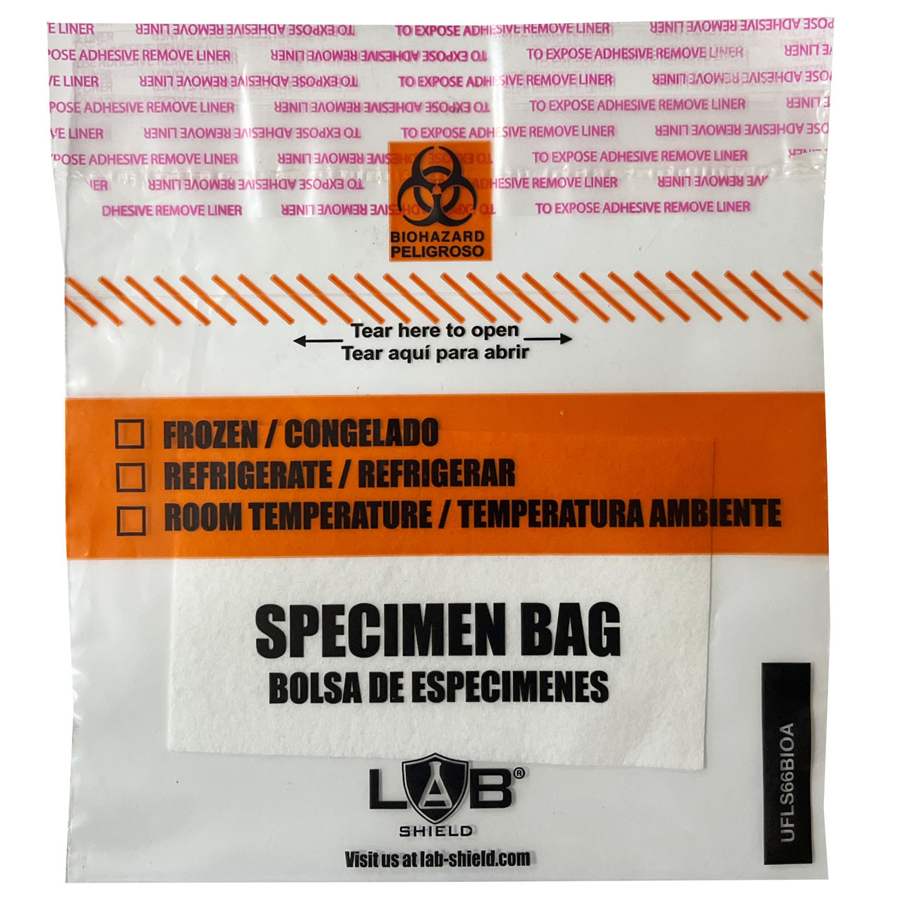 Fisherbrand™ Biohazard Specimen Bag | Fisher Scientific