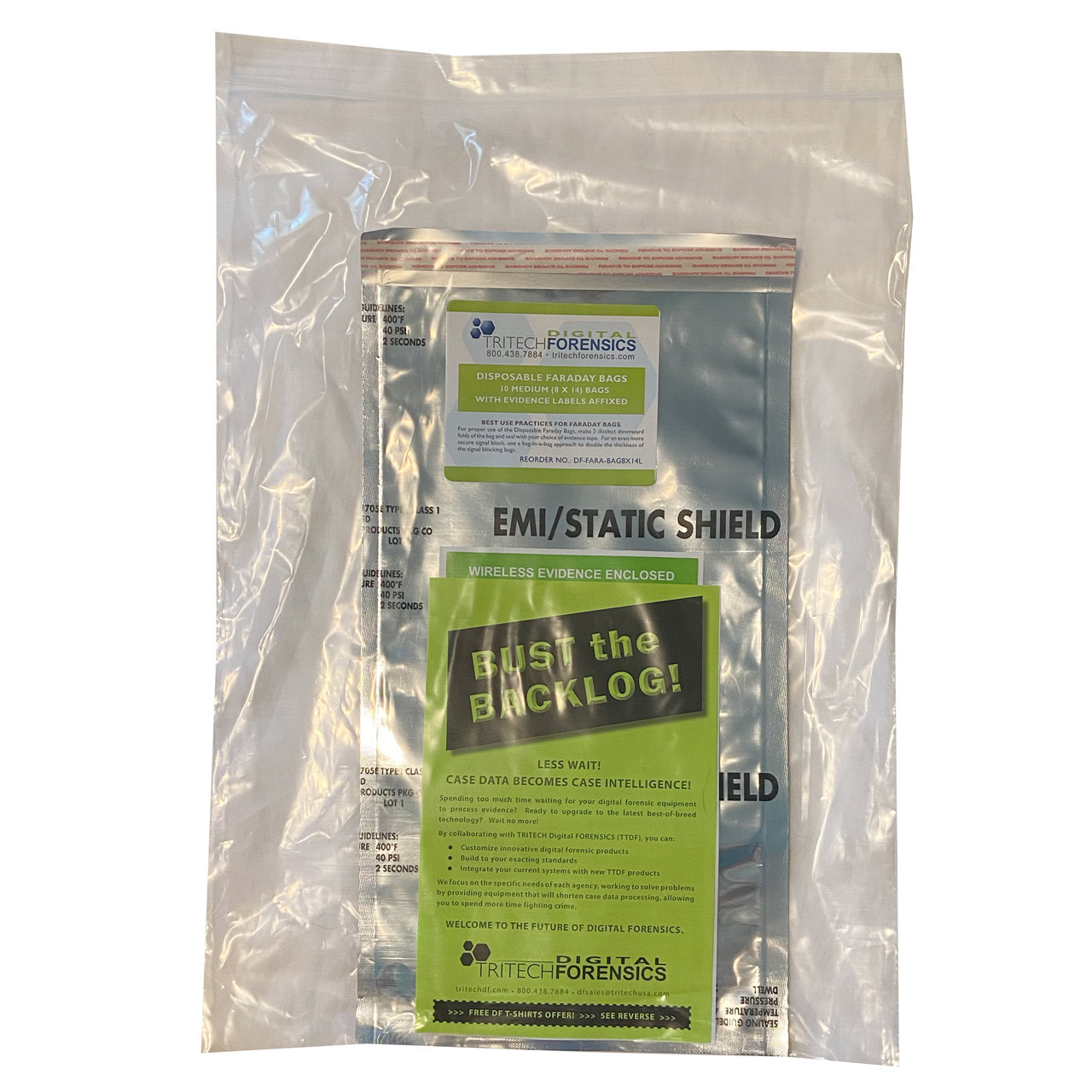 Disposable Faraday Bags - All Sizes