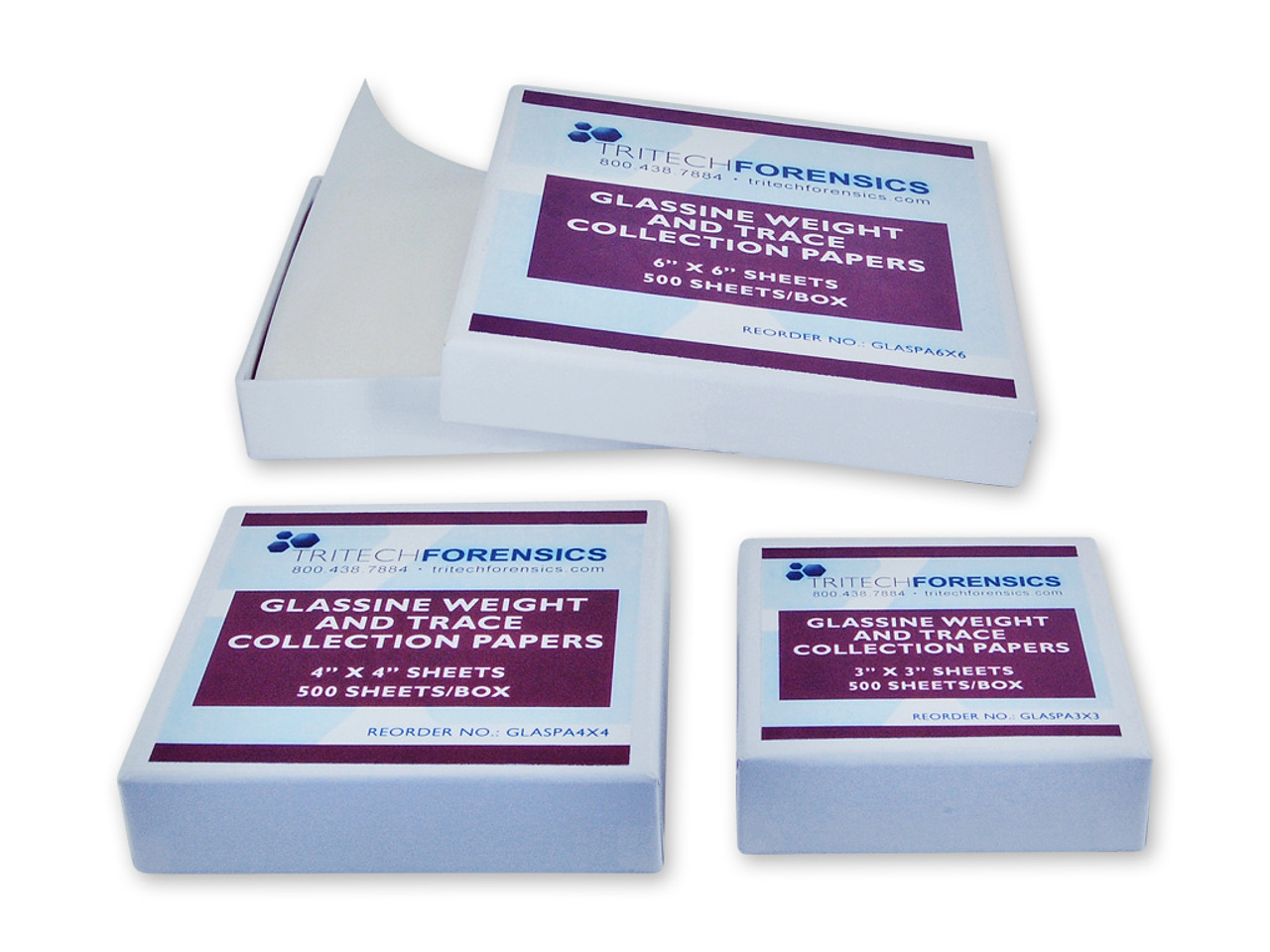 Glassine Weigh and Trace Paper (500 sheets/box)