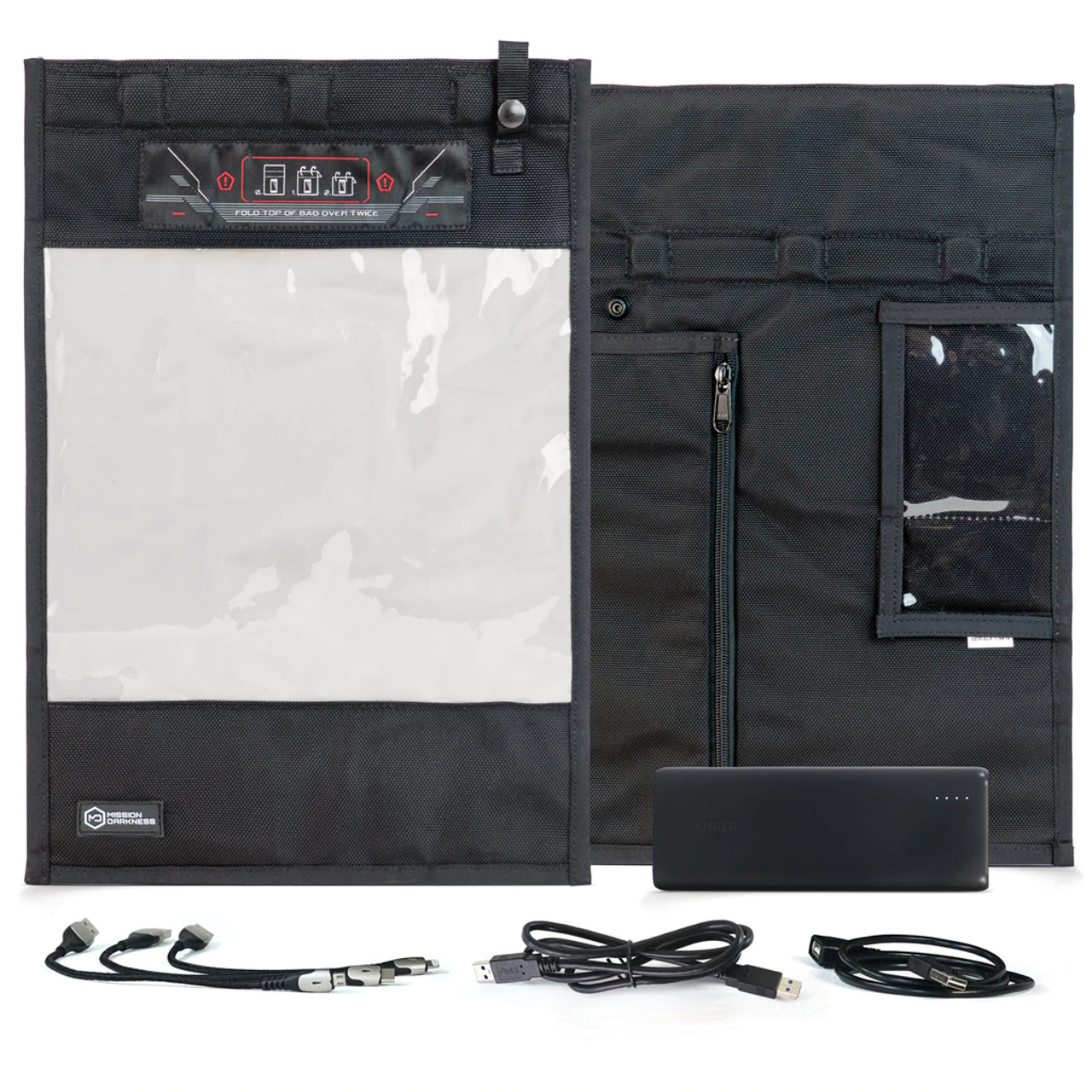 Mission Darkness™ NeoLok Faraday Bag for Tablets with Battery Kit – MOS  Equipment