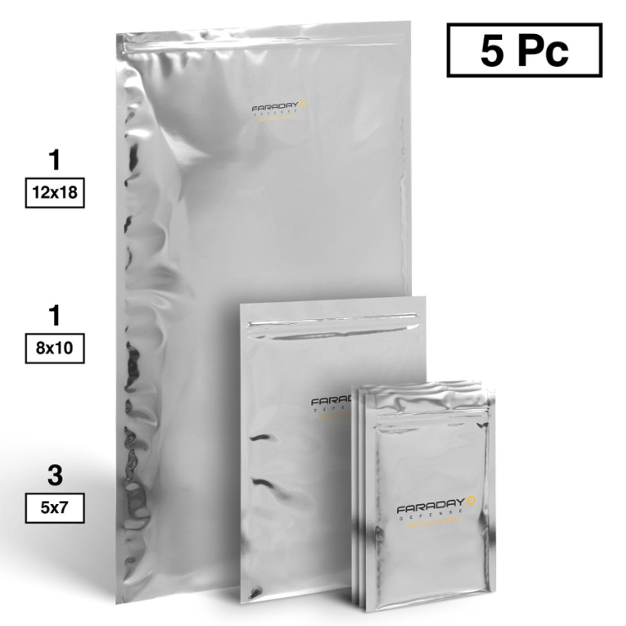NEST-Z EMP 7.0 mil Faraday Bag Kit