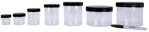 Plastic-Polystyrene Jars