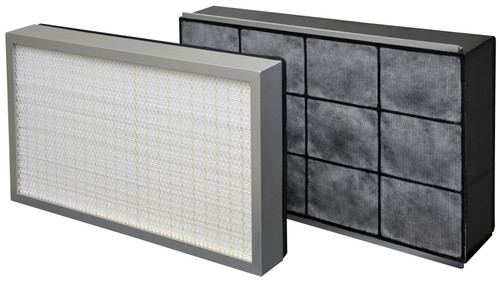 Safety Gas Phase Filter, front and back view.