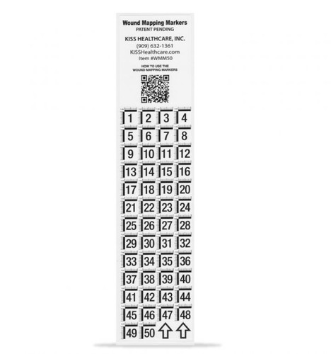 WMM50 Wound Mapping Marker - 100 sheets