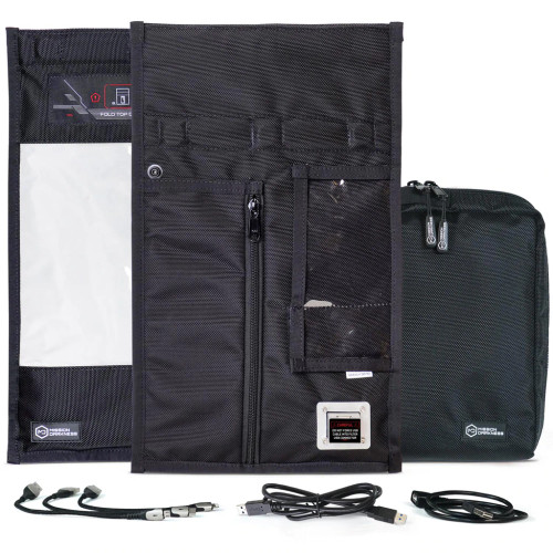 Mission Darkness™ Window Charge & Shield Faraday Bag, Both for Tablet and Cell Phone