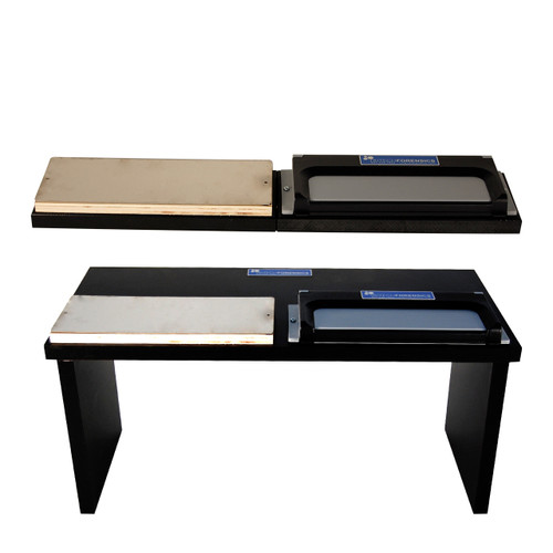 Stainless Steel Slab Folding Fingerprinting Station (Desktop or Tabletop)