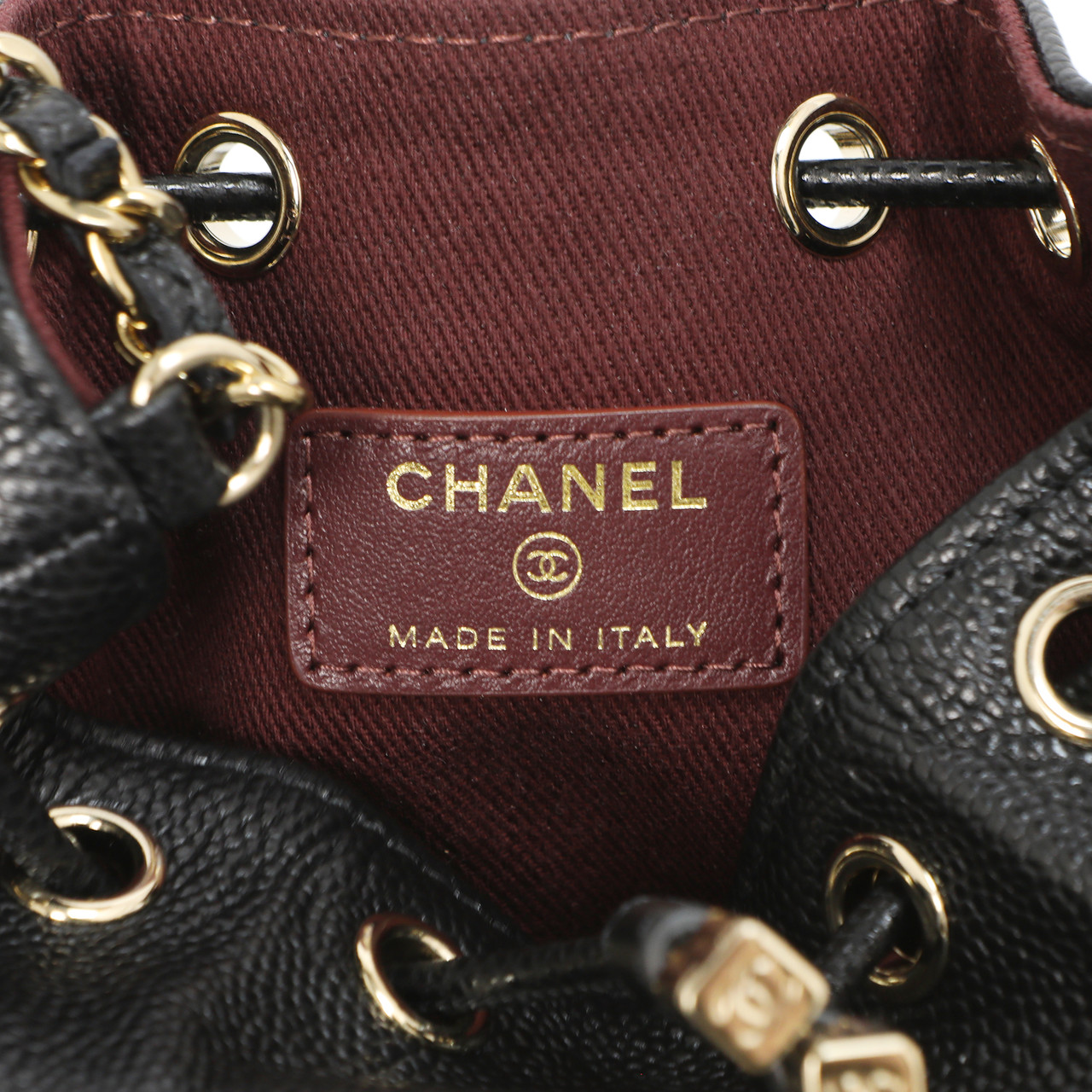 Chanel Black Caviar Mini CC Pocket Bucket Bag - modaselle