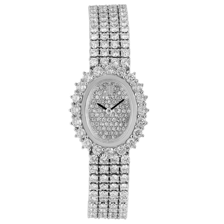 Audemars Piguet 18K White Gold & Diamond Vintage Ladies Watch