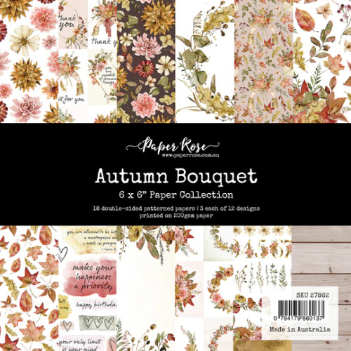 12x12 paper pack - Autumn Bouquet