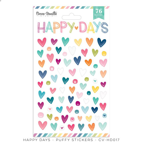 happy days - puffy stickers