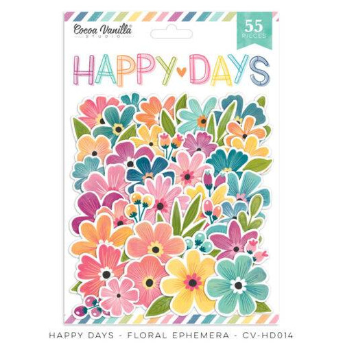 happy days -floral ephemera