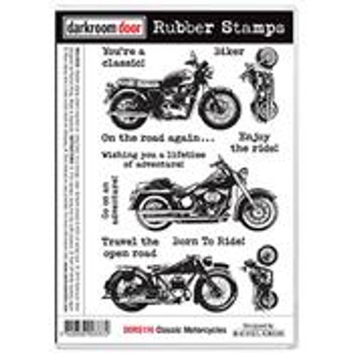 rubber stamp - classic motorcycles