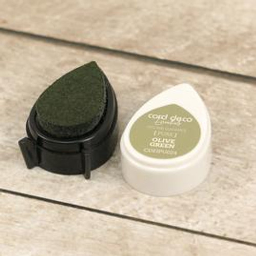 card deco essentials dye ink - olive green