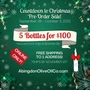 Christmas Pre-Order Sale- 5 Bottles for $100