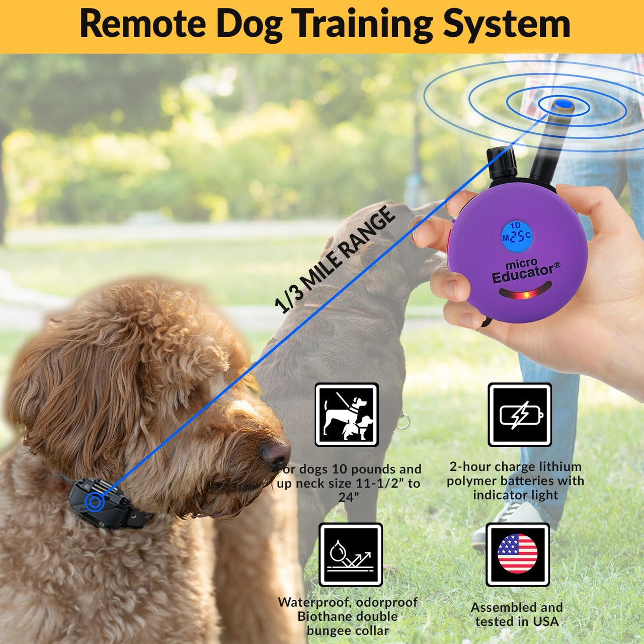 Micro Educator by E-Collar Technologies Powerhouse Dog Supply