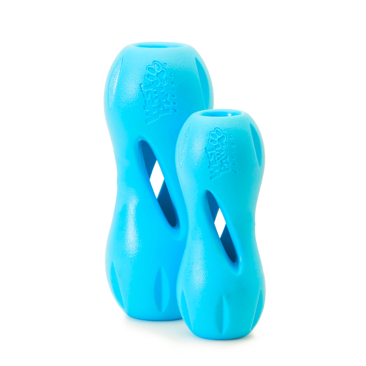 West Paw Tizzi Dog Toy - Small - Aqua Blue