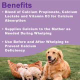 Nature's Farmacy Whelping Calcium Benefits