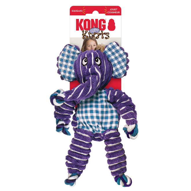 KONG Floppy Knots Elephant 