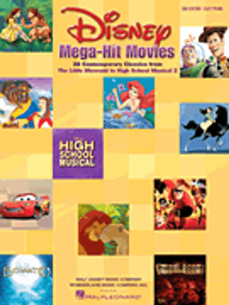 Piano Disney Mega Hit Movies 2Nd Edition Easy Piano