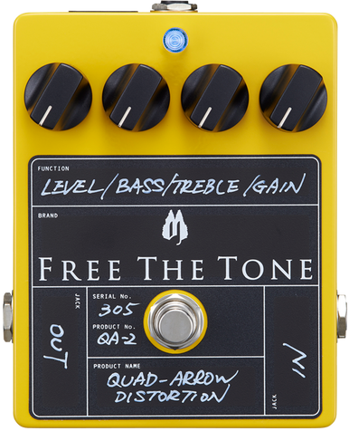 ギター Freethe tone quad arrow Distortion QA-2 FTT-QA-2__55389.1656128655.386