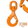 Grade 100 Swivel Self-Locking Hook