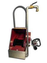 #125SD Regular Steel Frame with Stainless Steel Waterpan w/ Flow Drain