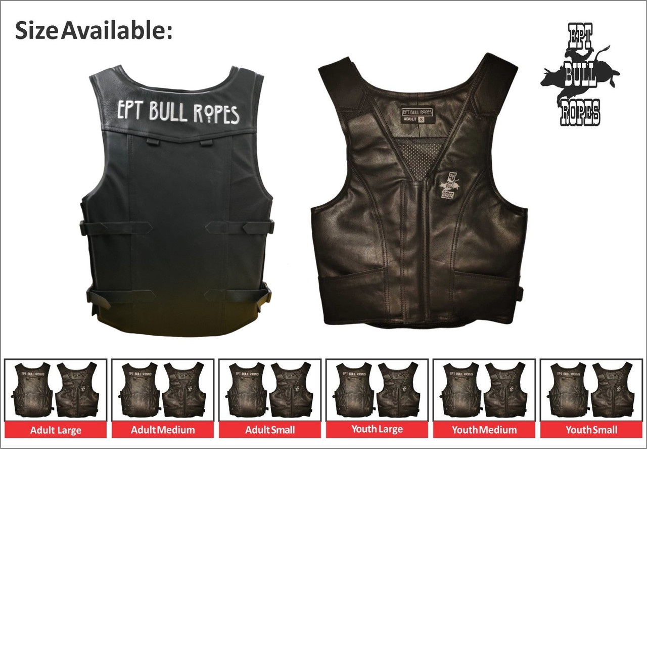 Bull Riding vest - adult & youth