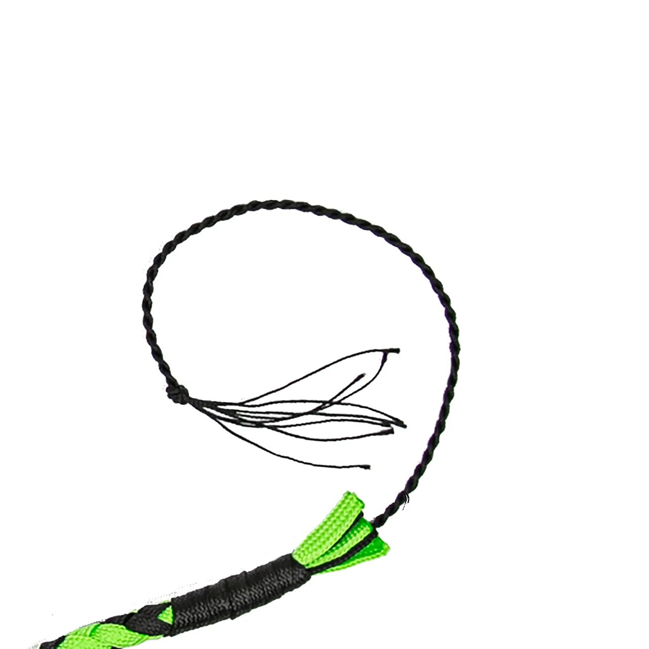Pocket Mini Whip 3ft - Black & Red Leather, 6 Plait