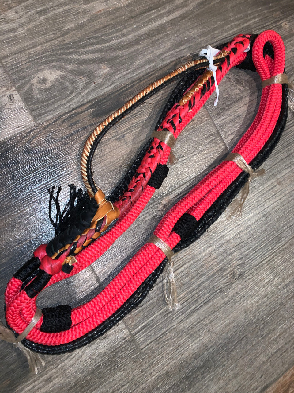 Insidious Red Rope- Pro 9/7 RH EPT Signature Bull Ropes 7/8 x 7/8- Rodeo  Rider -16