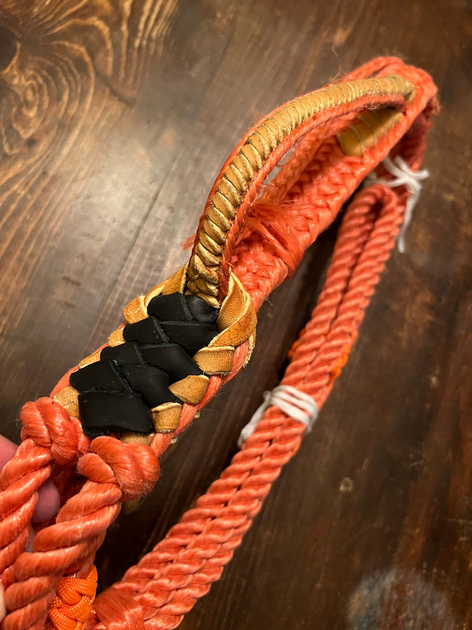 Red Poly Calf Rope - Kids 9/7 RH 5/8
