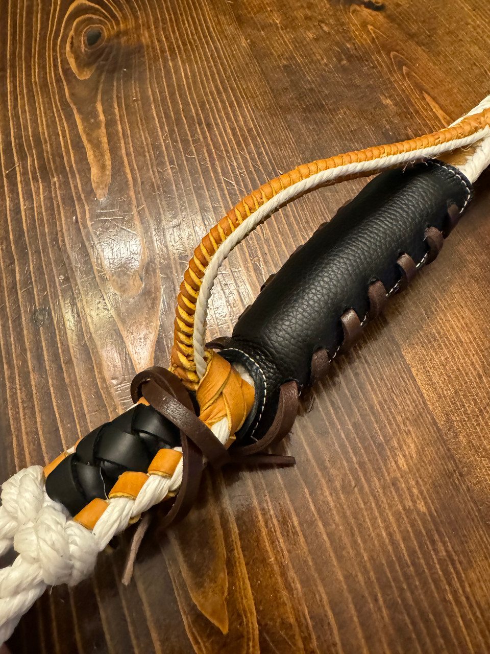 Leather Mutton & Calf Padded Knuckles Bull Rope Pad - EPT Bull