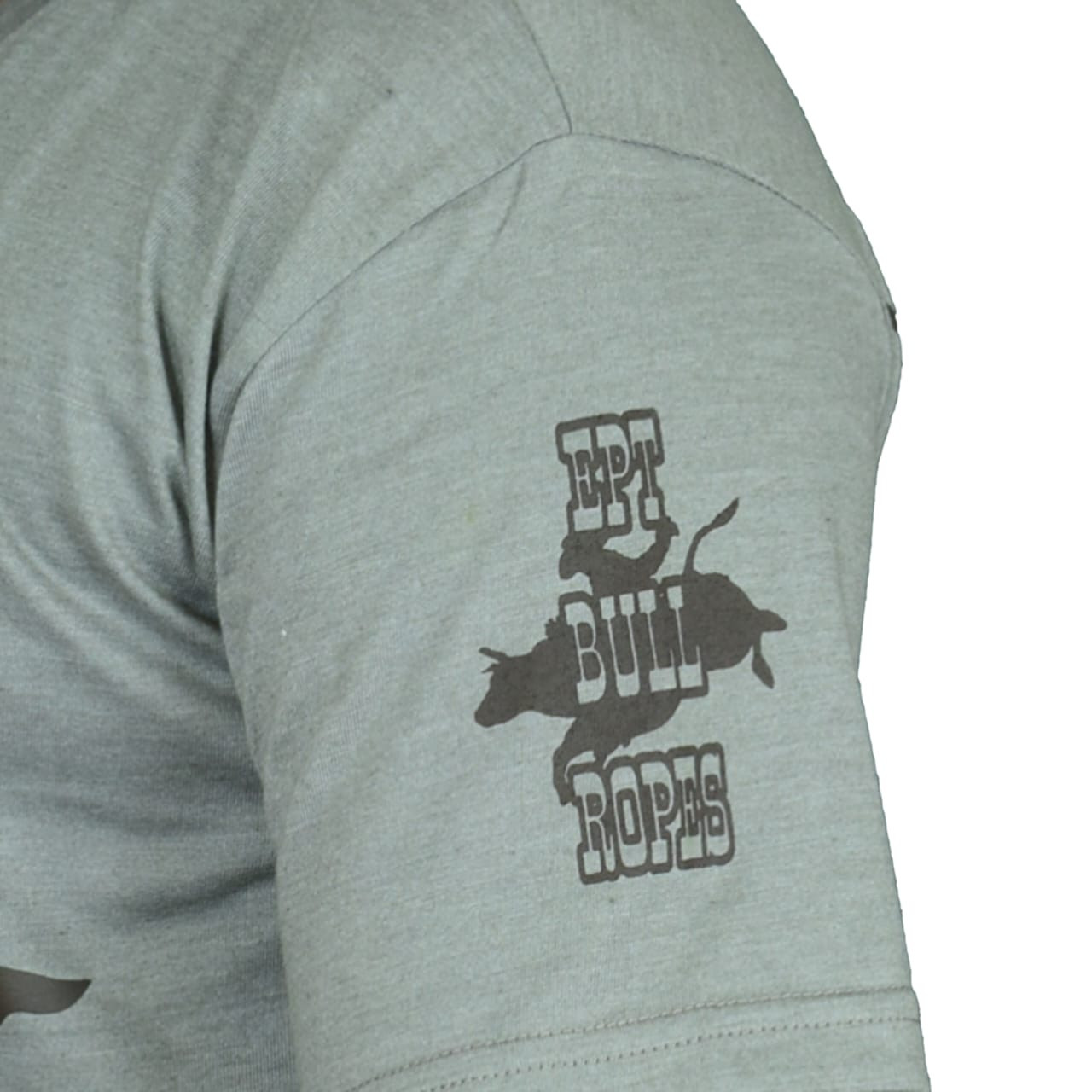 EPT Bull Ropes T-Shirt - Bull Head Rider Grey Adult Sizes
