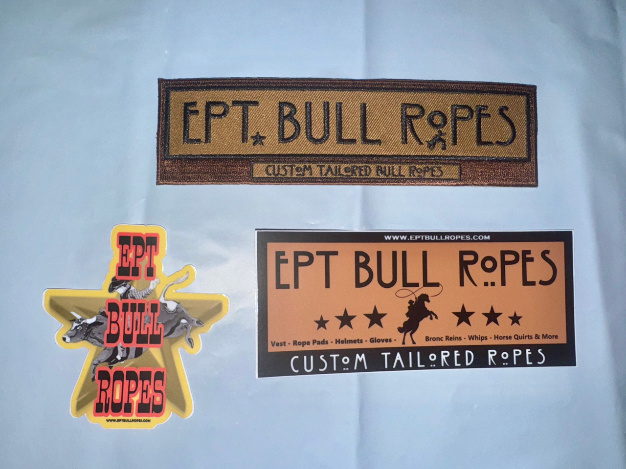 EPT Bull Ropes Stickers & Patch Kit #1