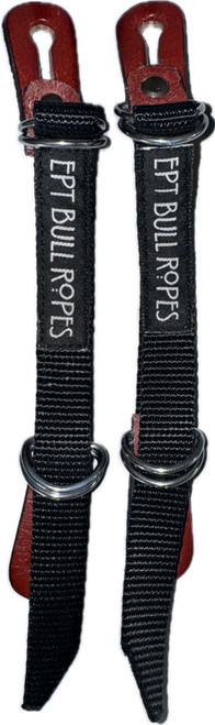 EPT Adult Velcro Bull Riding Heel Spur Strap Leather and Nylon