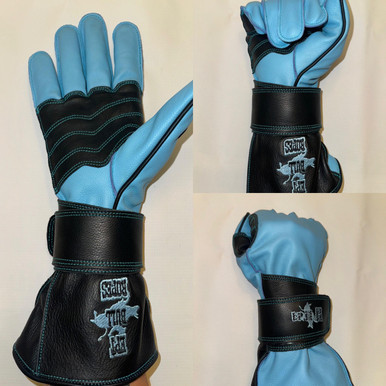 EPT Premium Bull Riding Glove w Wrist Strap